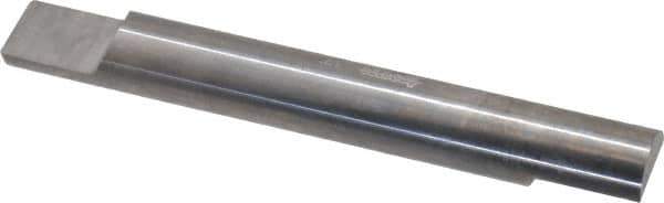 Accupro - 1/2 Inch Diameter, 4 Inch Overall Length, 5/8 Inch Split Length, Solid Carbide, Squared Split End Carbide Blank - Double End - Exact Tool & Supply