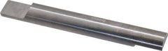 Accupro - 1/2 Inch Diameter, 4 Inch Overall Length, 5/8 Inch Split Length, Solid Carbide, Squared Split End Carbide Blank - Double End - Exact Tool & Supply