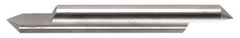 Accupro - 1/2 Inch Diameter, 3 Inch Overall Length, 5/8 Inch Split Length, Solid Carbide, Conical Point Split End Carbide Blank - Single End, 30° Point - Exact Tool & Supply