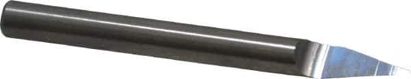 Accupro - 3/16 Inch Diameter, 2 Inch Overall Length, 3/8 Inch Split Length, Solid Carbide, Conical Point Split End Carbide Blank - Single End, 30° Point - Exact Tool & Supply