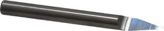 Accupro - 3/16 Inch Diameter, 2 Inch Overall Length, 3/8 Inch Split Length, Solid Carbide, Conical Point Split End Carbide Blank - Single End, 30° Point - Exact Tool & Supply