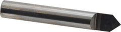 Accupro - 3/8 Inch Diameter, 2-1/2 Inch Overall Length, 1/2 Inch Split Length, Solid Carbide, Conical Point Split End Carbide Blank - Single End, 90° Point - Exact Tool & Supply