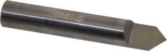 Accupro - 1/2 Inch Diameter, 3 Inch Overall Length, 5/8 Inch Split Length, Solid Carbide, Conical Point Split End Carbide Blank - Single End, 90° Point - Exact Tool & Supply