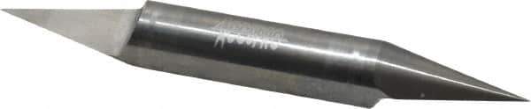 Accupro - 1/2 Inch Diameter, 4 Inch Overall Length, 5/8 Inch Split Length, Solid Carbide, Conical Point Split End Carbide Blank - Single End, 30° Point - Exact Tool & Supply