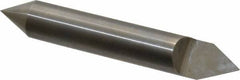Accupro - 3/8 Inch Diameter, 2-1/2 Inch Overall Length, 1/2 Inch Split Length, Solid Carbide, Conical Point Split End Carbide Blank - Single End, 60° Point - Exact Tool & Supply