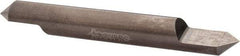Accupro - 5/16 Inch Diameter, 2-1/2 Inch Overall Length, 1/2 Inch Split Length, Solid Carbide, Conical Point Split End Carbide Blank - Single End, 90° Point - Exact Tool & Supply