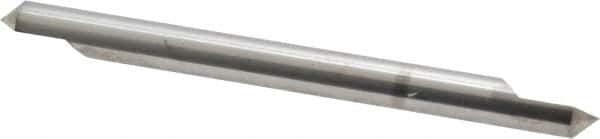Accupro - 5/16 Inch Diameter, 4 Inch Overall Length, 1/2 Inch Split Length, Solid Carbide, Conical Point Split End Carbide Blank - Single End, 90° Point - Exact Tool & Supply