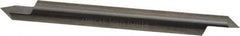 Accupro - 3/8 Inch Diameter, 4 Inch Overall Length, 1/2 Inch Split Length, Solid Carbide, Conical Point Split End Carbide Blank - Single End, 90° Point - Exact Tool & Supply