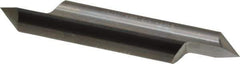 Accupro - 1/2 Inch Diameter, 3 Inch Overall Length, 5/8 Inch Split Length, Solid Carbide, Conical Point Split End Carbide Blank - Single End, 90° Point - Exact Tool & Supply