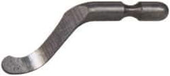 Shaviv - B25C Right-Handed Carbide Deburring Swivel Blade - Use on Hole Edge & Straight Edge Surfaces, Adjustable - Exact Tool & Supply