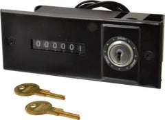Trumeter - 6 Digit Wheel Display Totalizer - Lock/Key Reset - Exact Tool & Supply