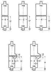 Made in USA - Press Brake Punch and Die Set - 8 Ft. Punch and Die Length - Exact Tool & Supply