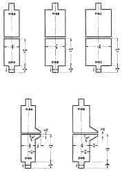 Made in USA - Press Brake Punch and Die Set - 8 Ft. Punch and Die Length - Exact Tool & Supply