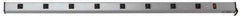 Wiremold - 8 Outlets, 120 Volts, 15 Amps, 6' Cord, Power Outlet Strip - Raceway Mount, 5-15 NEMA Configuration, 48" Strip, cULus Listed - Exact Tool & Supply