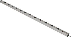 Wiremold - 12 Outlets, 120 Volts, 15 Amps, 15' Cord, Power Outlet Strip - Raceway Mount, 5-15 NEMA Configuration, 72" Strip, cULus Listed - Exact Tool & Supply