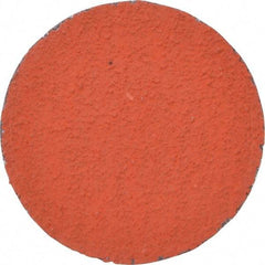 3M - 2" Disc Diam, 60 Grit, Ceramic Quick Change Disc - Type R Attaching System, Coated, Orange, Medium Grade, 25,000 RPM, 777F Series - Exact Tool & Supply