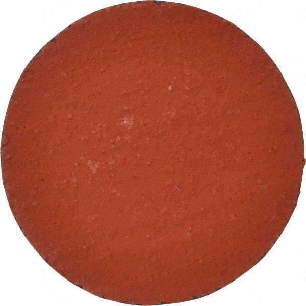 3M - 2" Disc Diam, 80 Grit, Ceramic Quick Change Disc - Type R Attaching System, Coated, Orange, Medium Grade, 25,000 RPM, 777F Series - Exact Tool & Supply