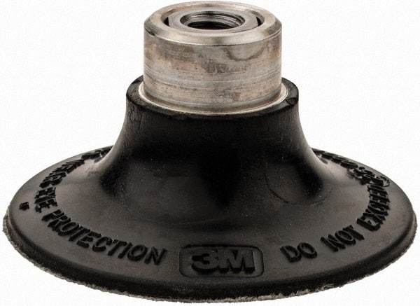 3M - 2" Diam Quick-Change Type R Disc Backing Pad - Medium Density, 25,000 RPM, Roloc TR Compatible - Exact Tool & Supply