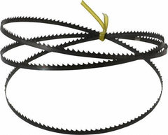 Starrett - 6 TPI, 4' 8" Long x 1/4" Wide x 0.025" Thick, Welded Band Saw Blade - Carbon Steel, Toothed Edge, Wavy Tooth Set, Flexible Back, Contour Cutting - Exact Tool & Supply
