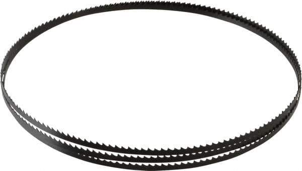Starrett - 6 TPI, 6' 8" Long x 1/4" Wide x 0.025" Thick, Welded Band Saw Blade - Carbon Steel, Toothed Edge, Raker Tooth Set, Flexible Back, Contour Cutting - Exact Tool & Supply
