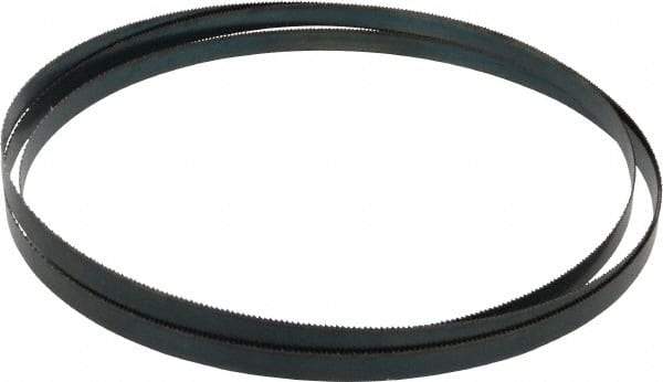 Starrett - 14 TPI, 7' 9" Long x 1/2" Wide x 0.025" Thick, Welded Band Saw Blade - Carbon Steel, Toothed Edge, Raker Tooth Set, Flexible Back, Contour Cutting - Exact Tool & Supply
