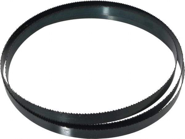 Starrett - 8 TPI, 7' 9" Long x 3/4" Wide x 0.032" Thick, Welded Band Saw Blade - Carbon Steel, Toothed Edge, Raker Tooth Set, Flexible Back, Contour Cutting - Exact Tool & Supply