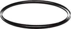 Starrett - 10 TPI, 7' 9-1/2" Long x 1/4" Wide x 0.025" Thick, Welded Band Saw Blade - Carbon Steel, Toothed Edge, Raker Tooth Set, Flexible Back, Contour Cutting - Exact Tool & Supply