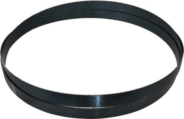 Starrett - 8 TPI, 10' 10-1/2" Long x 1" Wide x 0.035" Thick, Welded Band Saw Blade - Carbon Steel, Toothed Edge, Raker Tooth Set, Flexible Back, Contour Cutting - Exact Tool & Supply