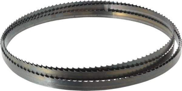 Starrett - 4 TPI, 11' 9" Long x 1/2" Wide x 0.025" Thick, Welded Band Saw Blade - Carbon Steel, Toothed Edge, Raker Tooth Set, Flexible Back, Contour Cutting - Exact Tool & Supply
