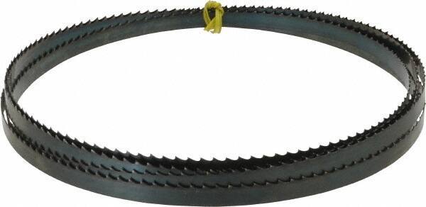 Starrett - 4 TPI, 12' 6" Long x 1/2" Wide x 0.025" Thick, Welded Band Saw Blade - Carbon Steel, Toothed Edge, Raker Tooth Set, Flexible Back, Contour Cutting - Exact Tool & Supply