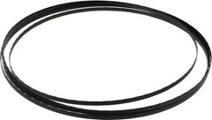 Starrett - 18/W TPI, 12' 6" Long x 1/4" Wide x 0.025" Thick, Welded Band Saw Blade - Carbon Steel, Toothed Edge, Wavy Tooth Set, Flexible Back, Contour Cutting - Exact Tool & Supply