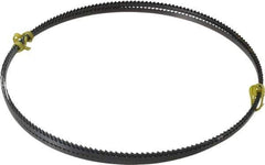 Starrett - 6/S TPI, 12' 6" Long x 1/4" Wide x 0.025" Thick, Welded Band Saw Blade - Carbon Steel, Toothed Edge, Raker Tooth Set, Flexible Back, Contour Cutting - Exact Tool & Supply