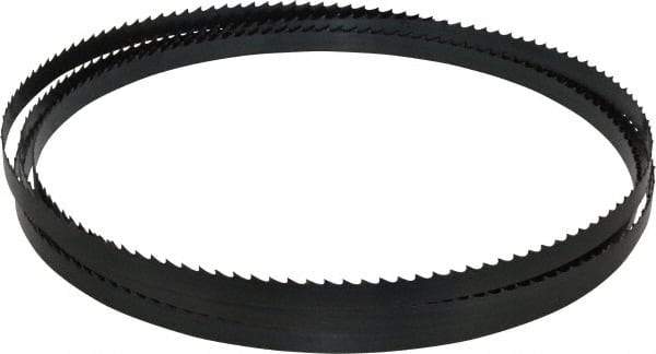 Starrett - 4 TPI, 12' 10" Long x 1/2" Wide x 0.025" Thick, Welded Band Saw Blade - Carbon Steel, Toothed Edge, Raker Tooth Set, Flexible Back, Contour Cutting - Exact Tool & Supply