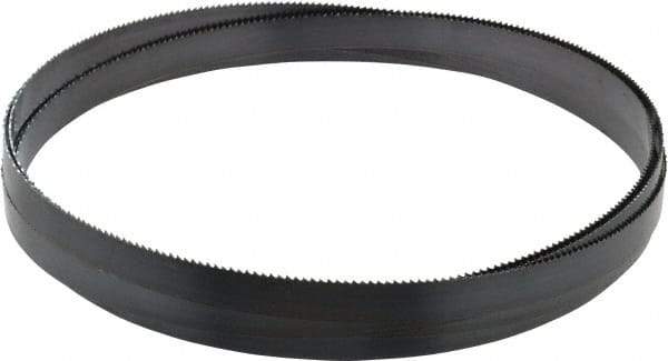 Starrett - 8/S TPI, 14' 8" Long x 3/4" Wide x 0.032" Thick, Welded Band Saw Blade - Carbon Steel, Toothed Edge, Raker Tooth Set, Flexible Back, Contour Cutting - Exact Tool & Supply