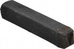 Made in USA - Letter V Machine Made Individual Steel Stamp - 3/8" Character - Exact Tool & Supply