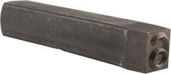 Made in USA - Number 6 Machine Made Individual Steel Stamp - 3/8" Character - Exact Tool & Supply