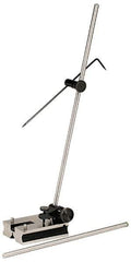 Value Collection - 2 Spindle, 12 and 18 Inch Spindle Length, Surface Gage - 3-1/4 Inch Long x 2-1/2 Inch Wide Base, 1-1/8 Inch Overall Height - Exact Tool & Supply