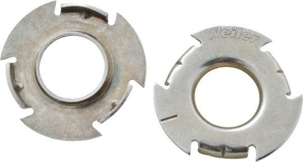 Weiler - 2" to 1" Wire Wheel Adapter - Metal Adapter - Exact Tool & Supply