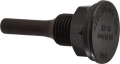 Weiler - 1/2" Arbor Hole to 1/4" Shank Diam Drive Arbor - For 3" Small Diam Wheel Brushes - Exact Tool & Supply