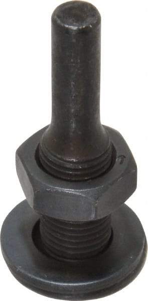 Weiler - 3/8" Arbor Hole to 1/4" Shank Diam Drive Arbor - For 3" Small Diam Wheel Brushes - Exact Tool & Supply