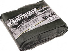 Value Collection - 40' Long x 30' Wide Polyethylene Tarp & Dust Cover - Green, 9 to 10 mil Thickness - Exact Tool & Supply