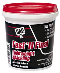 DAP - 1 Pt Drywall/Plaster Repair - White - Exact Tool & Supply