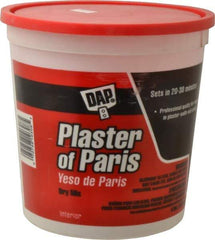 DAP - 4 Lb Drywall/Plaster Repair - White, Plaster of Paris - Exact Tool & Supply