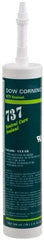 Dow Corning - 10.1 oz Cartridge Clear RTV Silicone Joint Sealant - -85 to 350°F Operating Temp, 14 min Tack Free Dry Time, 24 hr Full Cure Time, Series 737 - Exact Tool & Supply