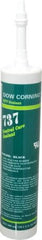 Dow Corning - 10.1 oz Cartridge Black RTV Silicone Joint Sealant - -85 to 350°F Operating Temp, 14 min Tack Free Dry Time, 24 hr Full Cure Time, Series 737 - Exact Tool & Supply