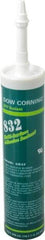 Dow Corning - 10.1 oz Cartridge Gray RTV Silicone Joint Sealant - -67 to 300°F Operating Temp, 90 min Tack Free Dry Time, Series 832 - Exact Tool & Supply