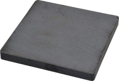 Mag-Mate - 4" Long x 4" Wide x 3/8" High, Ceramic Block Magnet - 350°F Max, Grade 5 Ceramic - Exact Tool & Supply