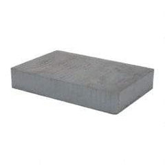 Mag-Mate - 6" Long x 4" Wide x 1" High, Ceramic Block Magnet - 350°F Max, Grade 5 Ceramic - Exact Tool & Supply
