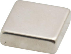 Eclipse - 16.5 Lb Max Holding Capacity Neodymium Rare Earth Block Magnet - 3/4" Long x 3/4" Wide x 1/4" High, 248°F Max Operating Temp - Exact Tool & Supply