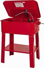 Value Collection - Free Standing Water-Based Parts Washer - 12 Gal Max Operating Capacity, Steel Tank, 115 Input Volts - Exact Tool & Supply